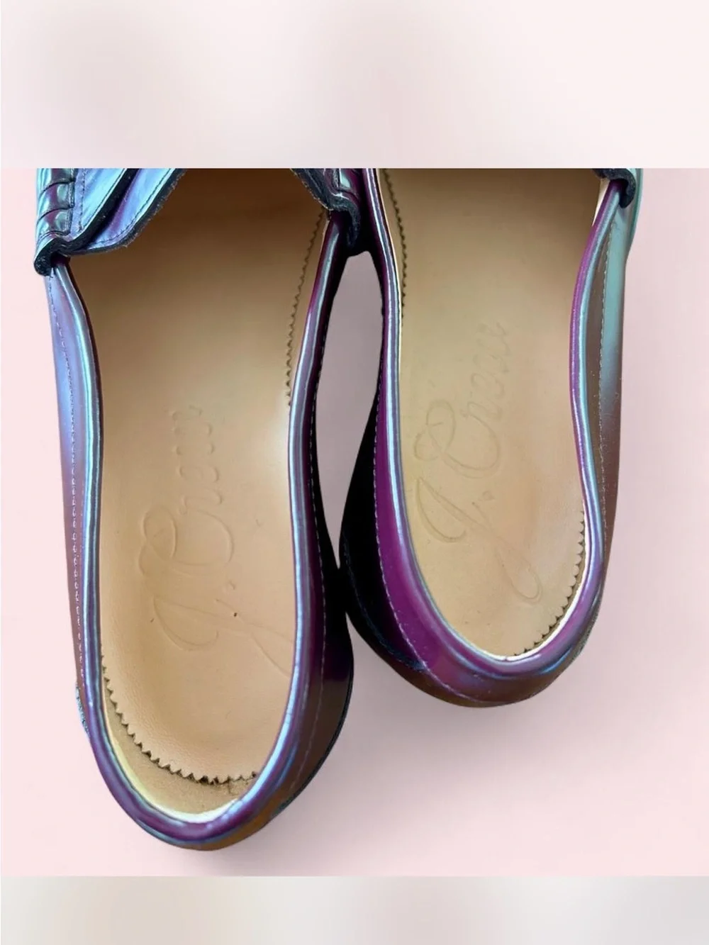 J. Crew Women's Burgundy Leather Penny Loafers